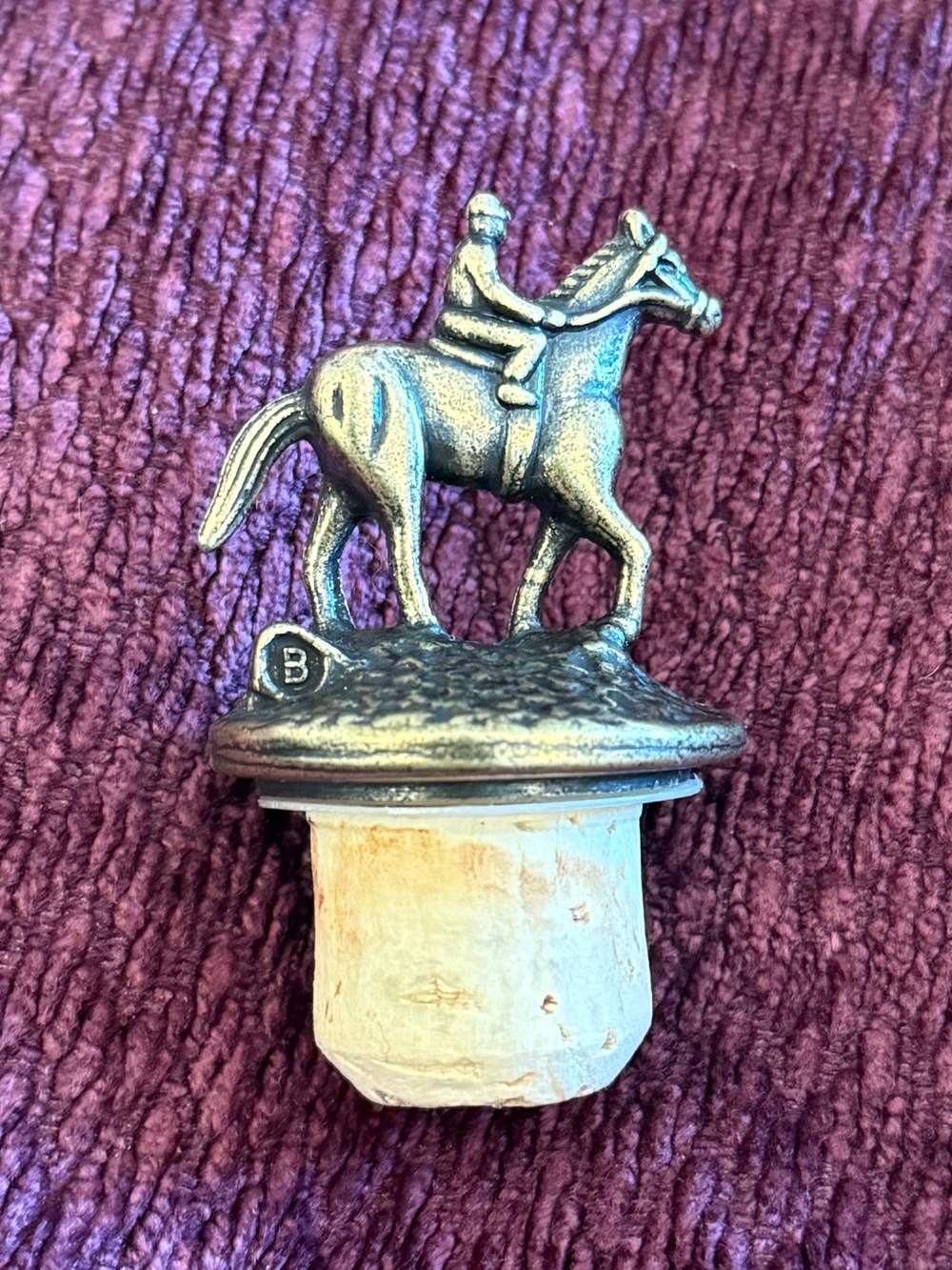 Blanton’s Bourbon “B” Horse Bottle Stopper Top